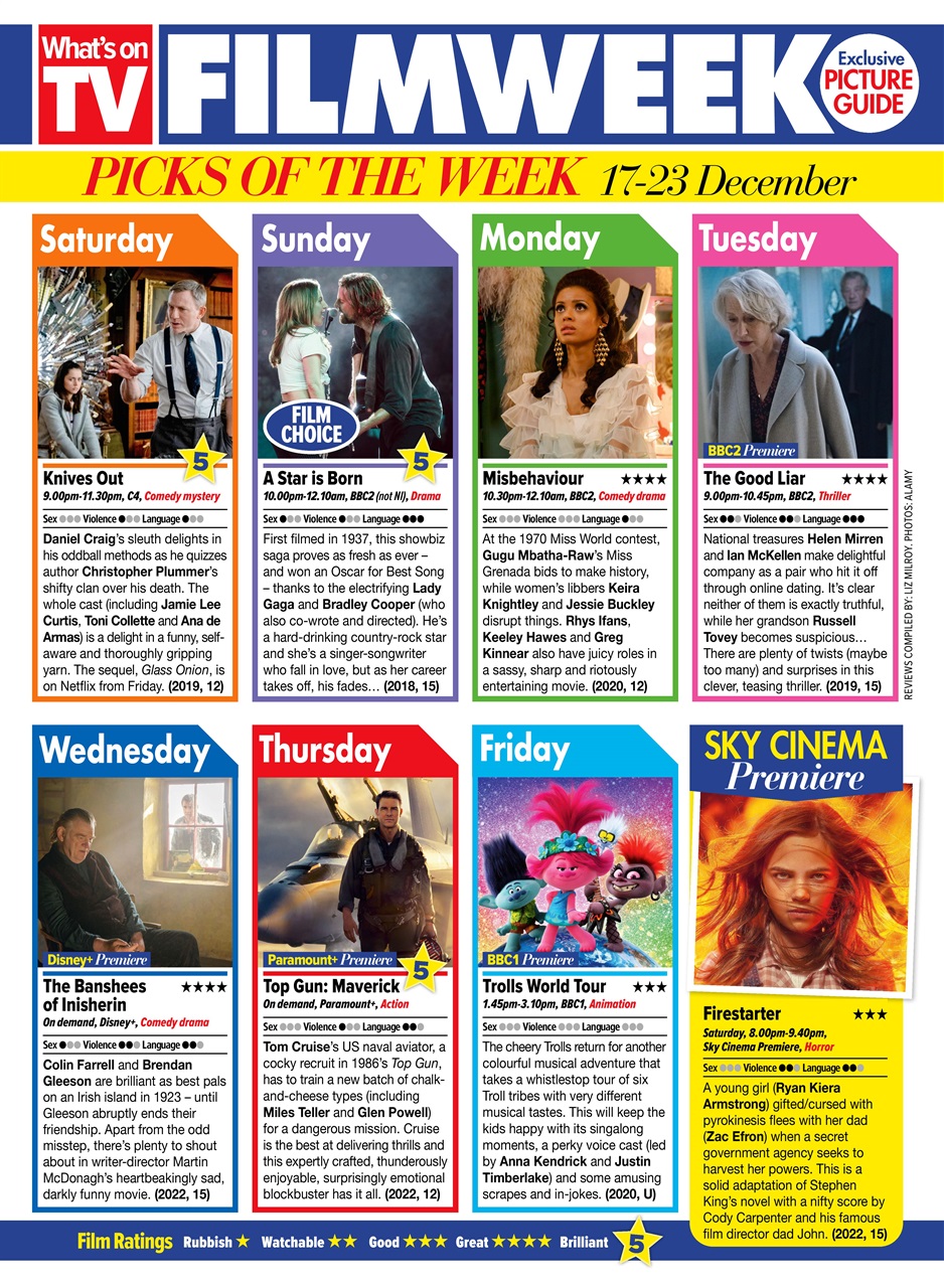 What's on TV Preview Pages