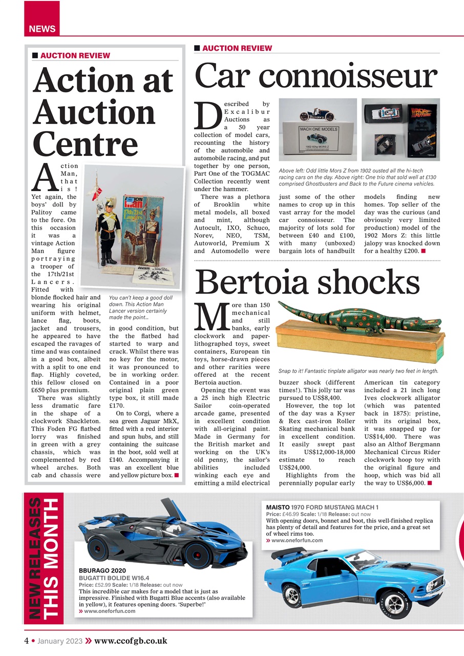 Collectors Gazette Preview Pages