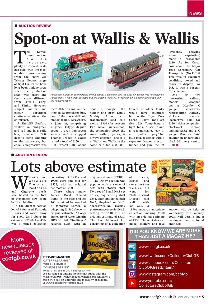 Collectors Gazette Preview Pages