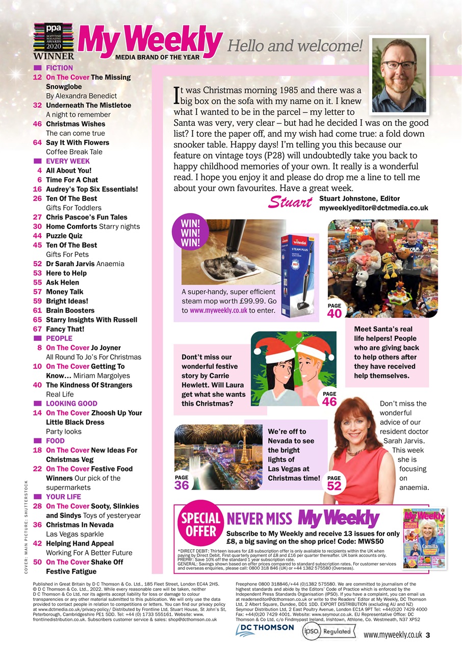 My Weekly Preview Pages