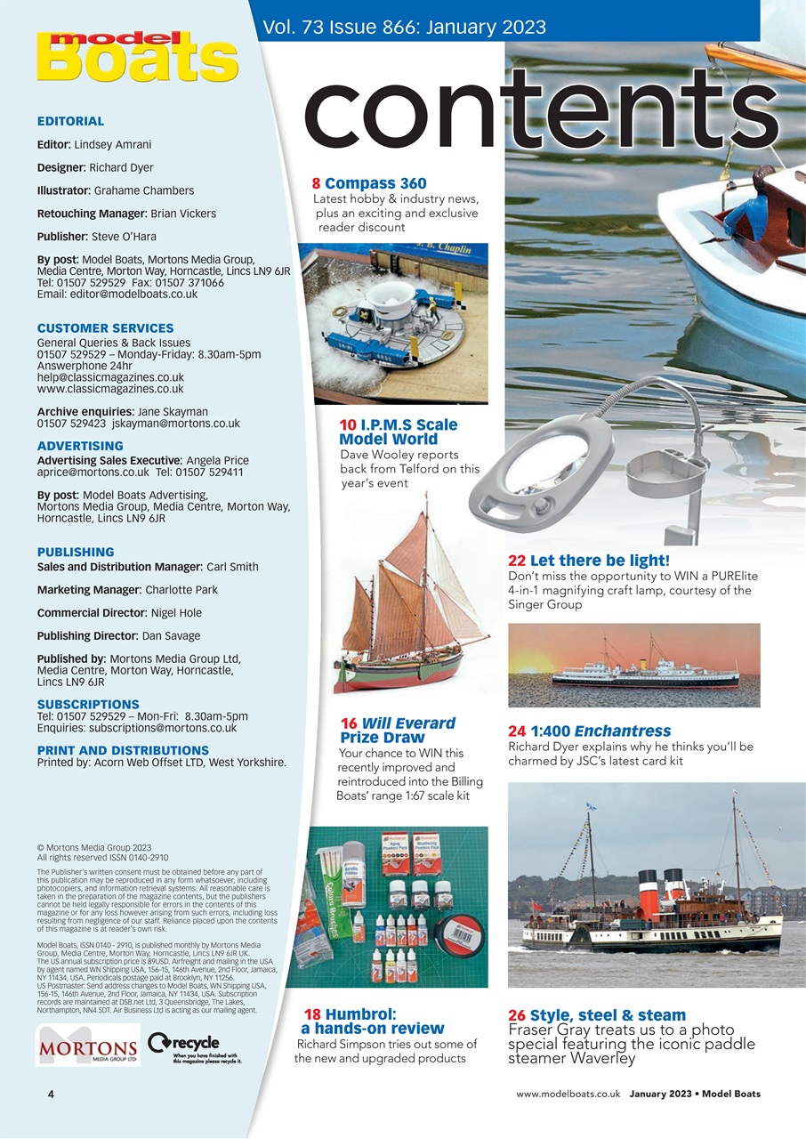 Model Boats Preview Pages