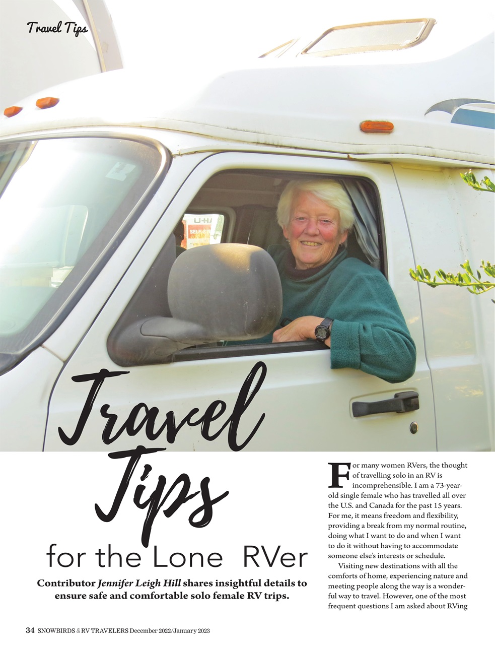 Snowbirds & RV Travelers Preview Pages