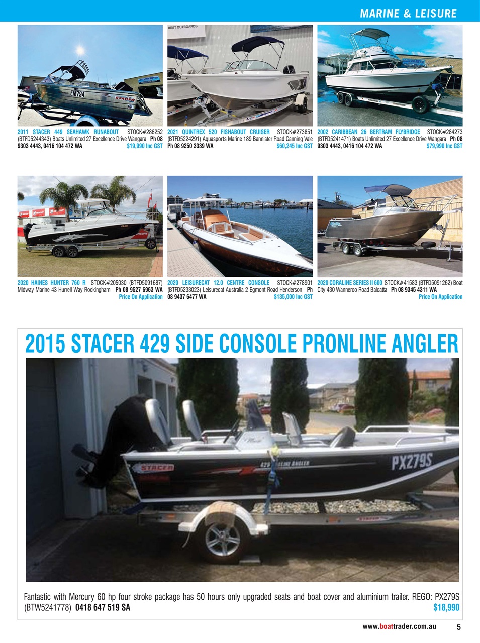 Boat Trader Australia Preview Pages