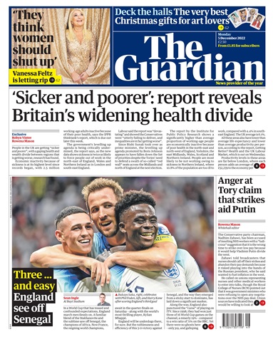 The Guardian Newspaper issue Monday, December 5, 2022