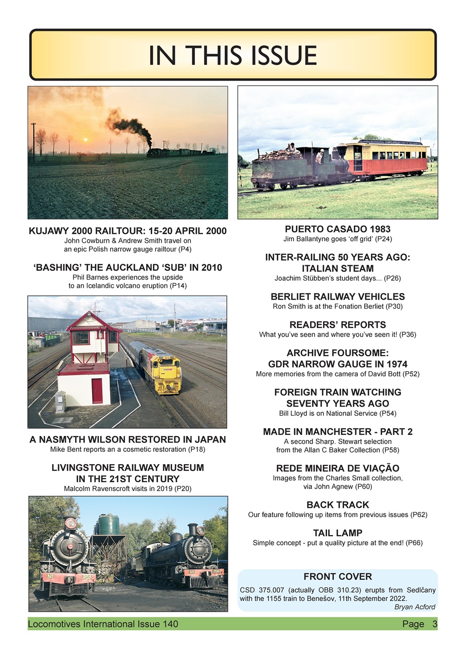 Locomotives International Preview Pages