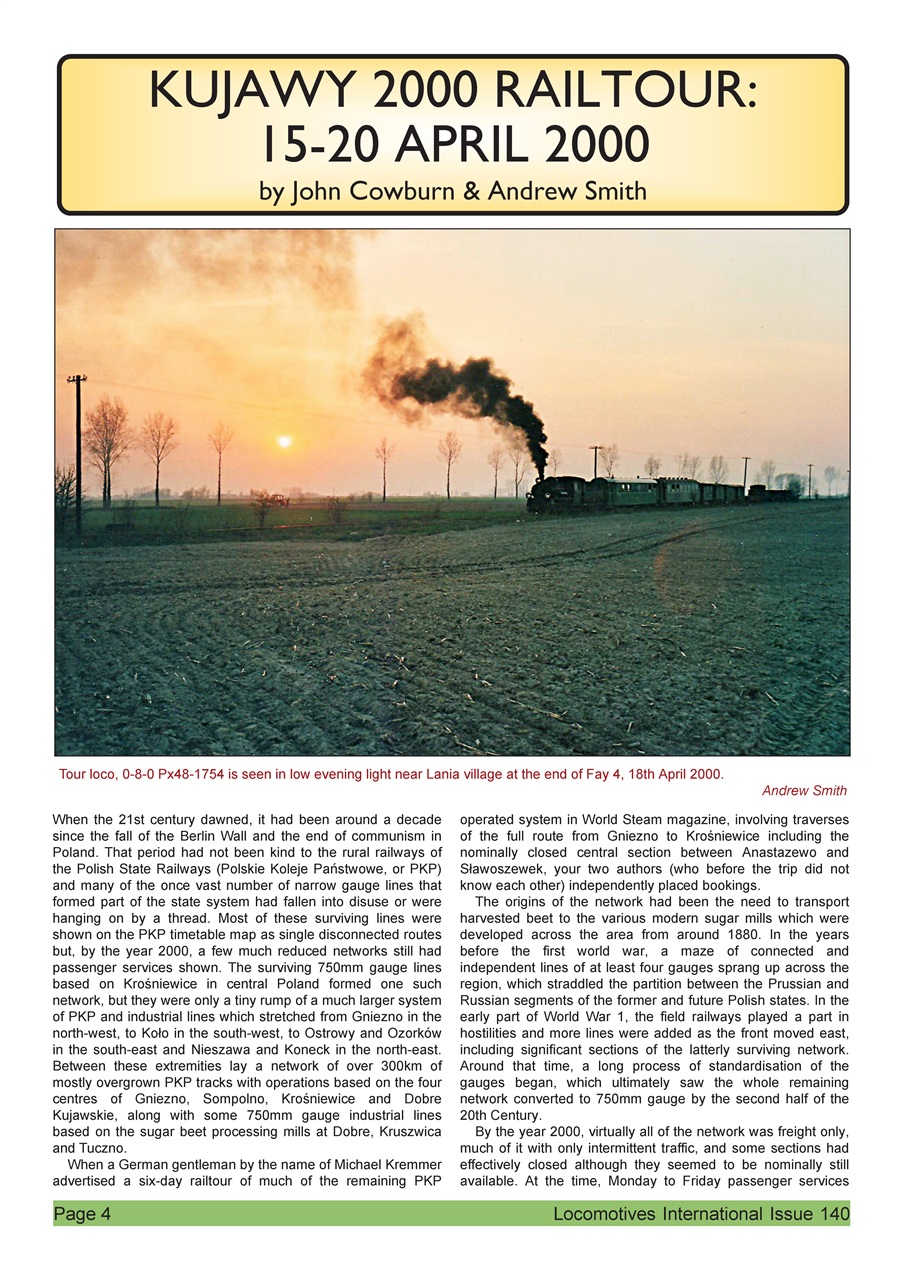 Locomotives International Preview Pages