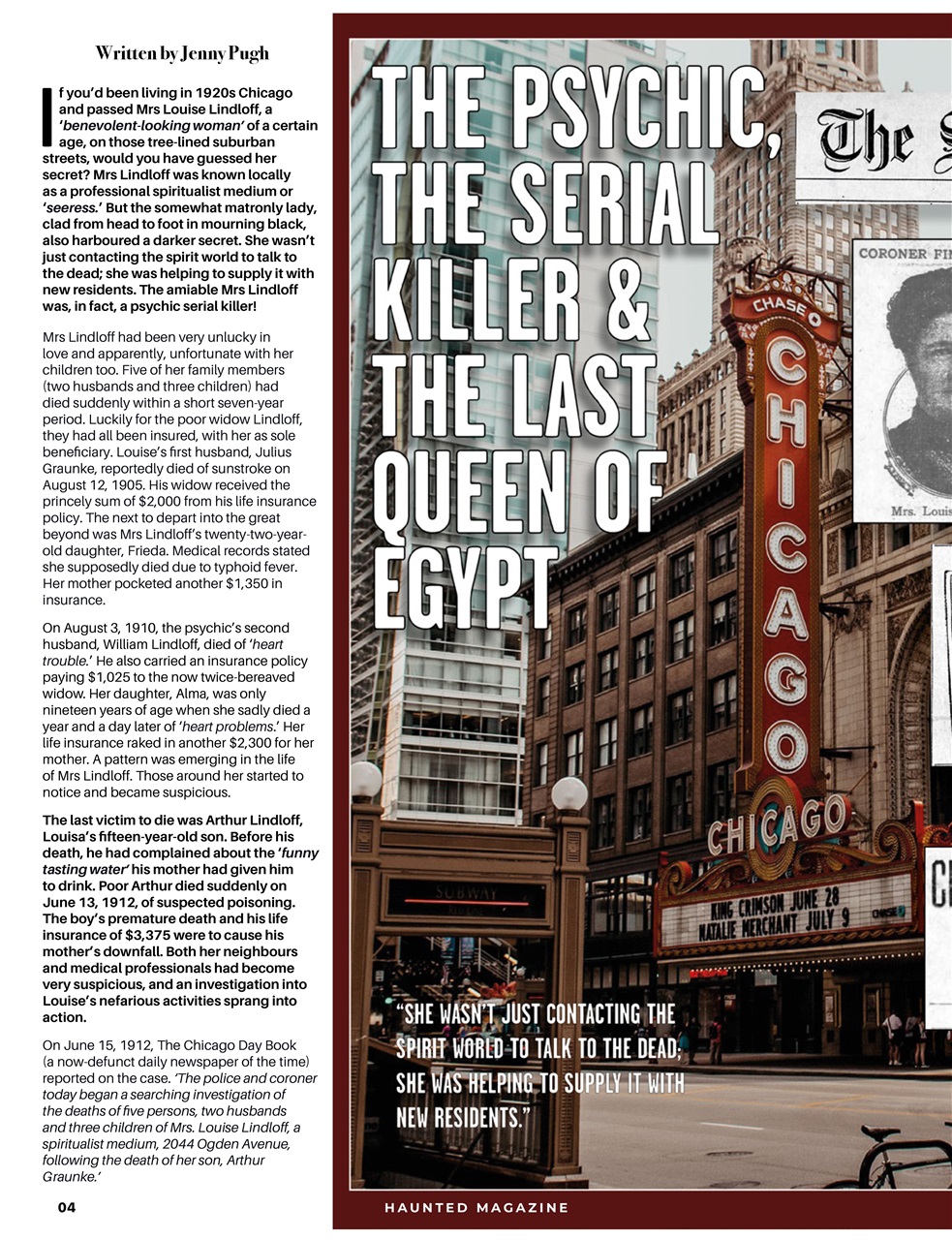 Haunted Magazine Preview Pages