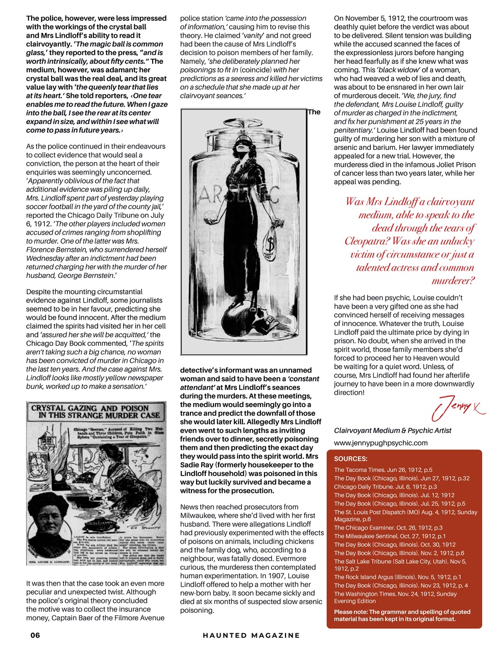 Haunted Magazine Preview Pages