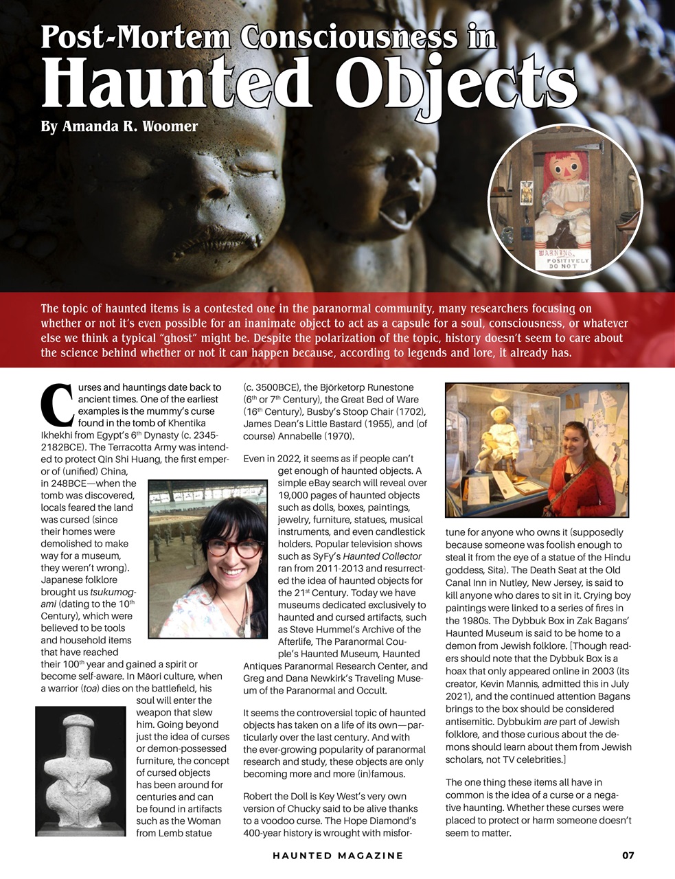 Haunted Magazine Preview Pages