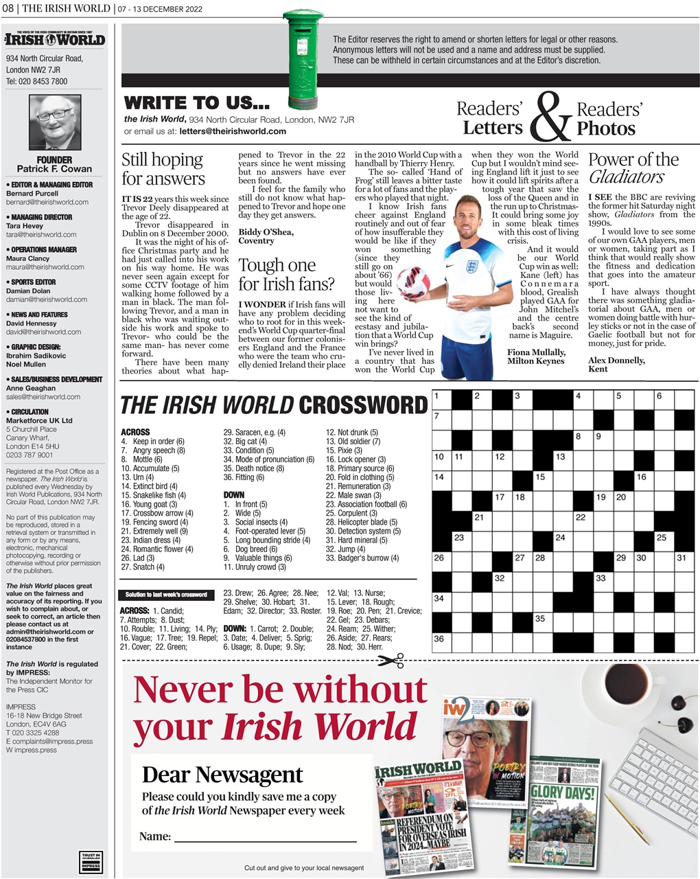 Irish World Preview Pages