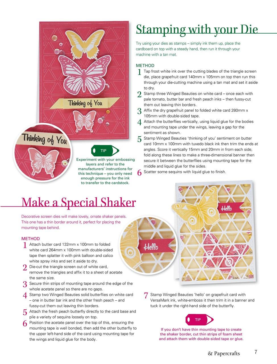 Australian Cardmaking Stamping and Papercraft Preview Pages