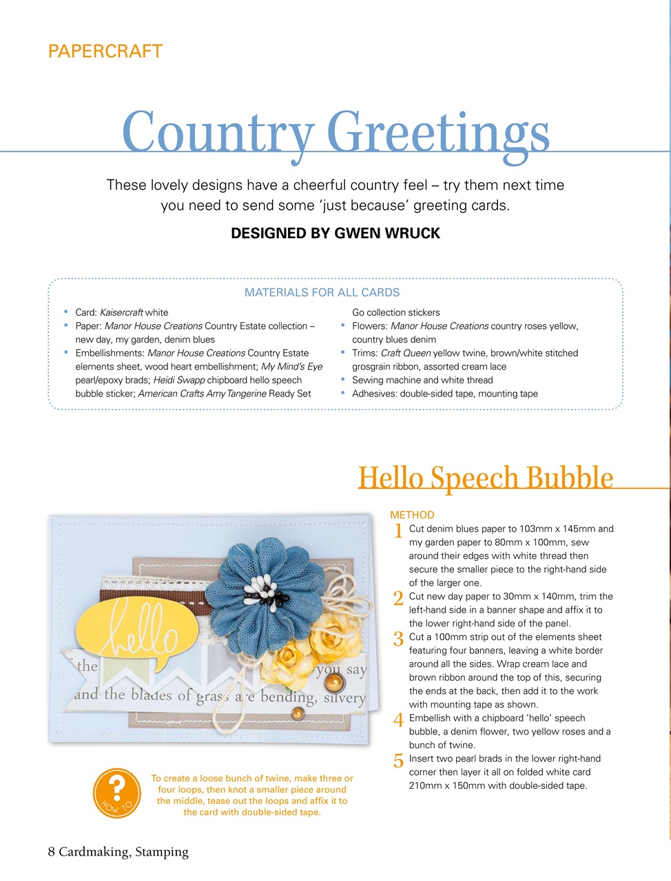 Australian Cardmaking Stamping and Papercraft Preview Pages