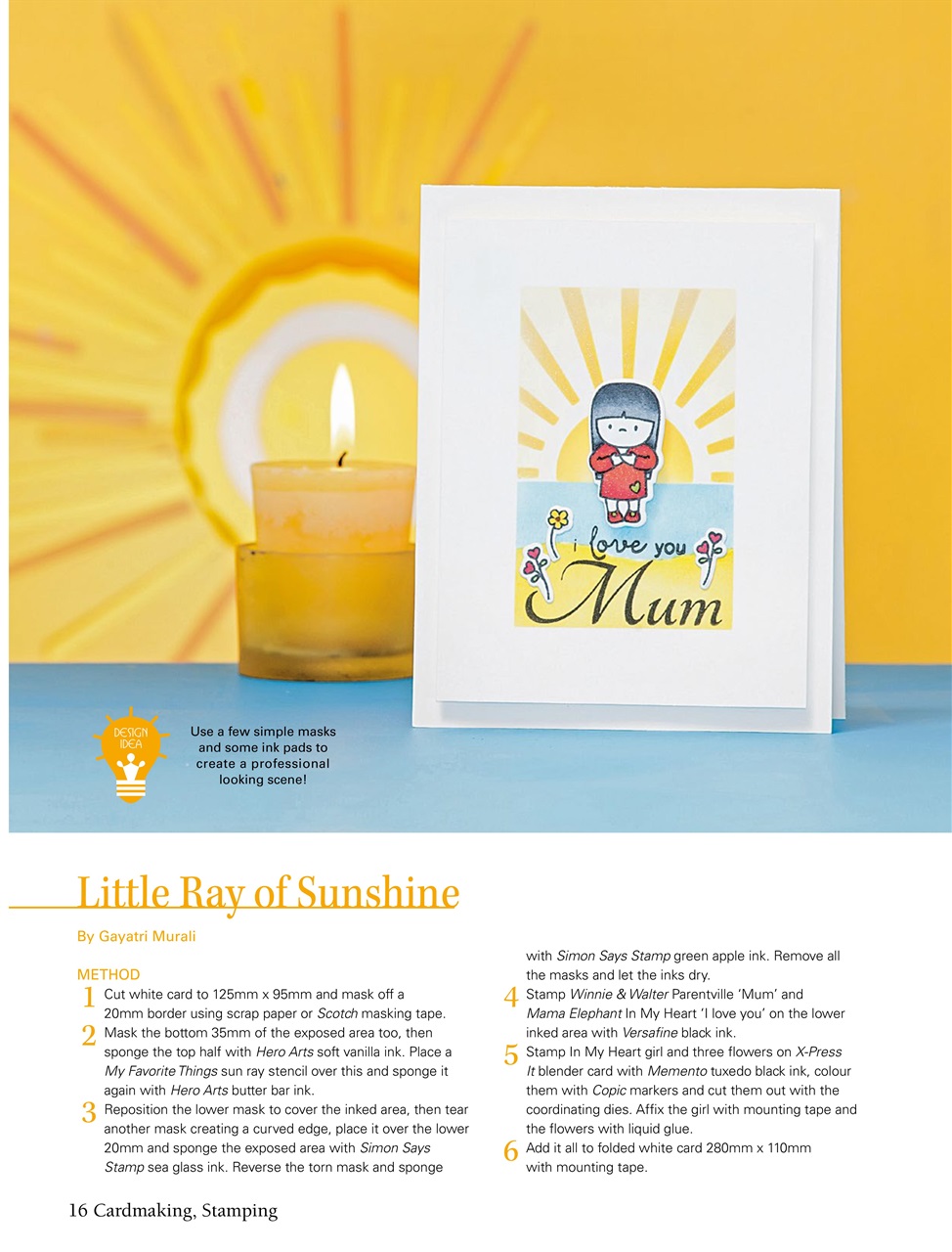 Australian Cardmaking Stamping and Papercraft Preview Pages