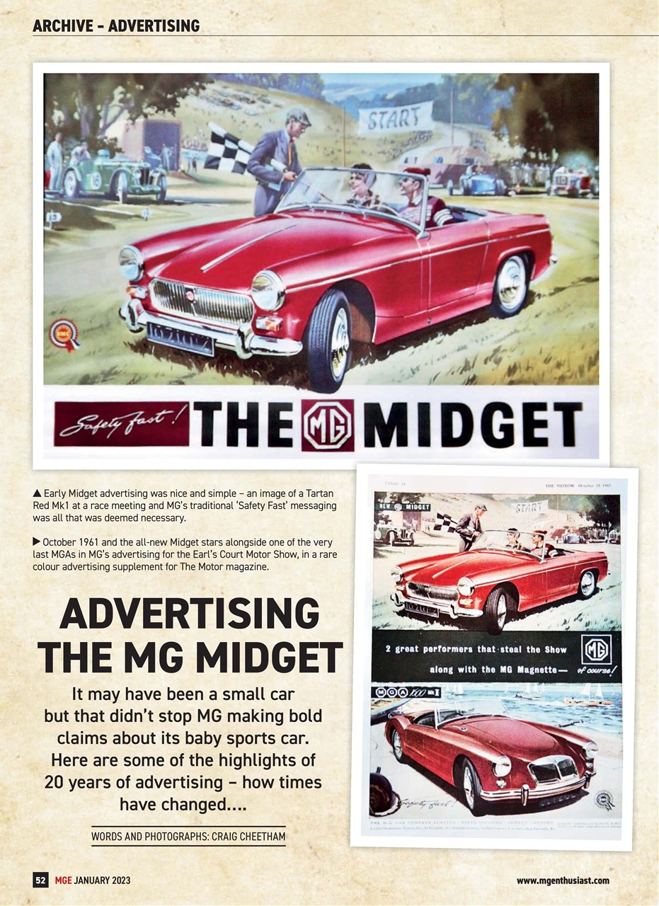 MG Enthusiast Preview Pages