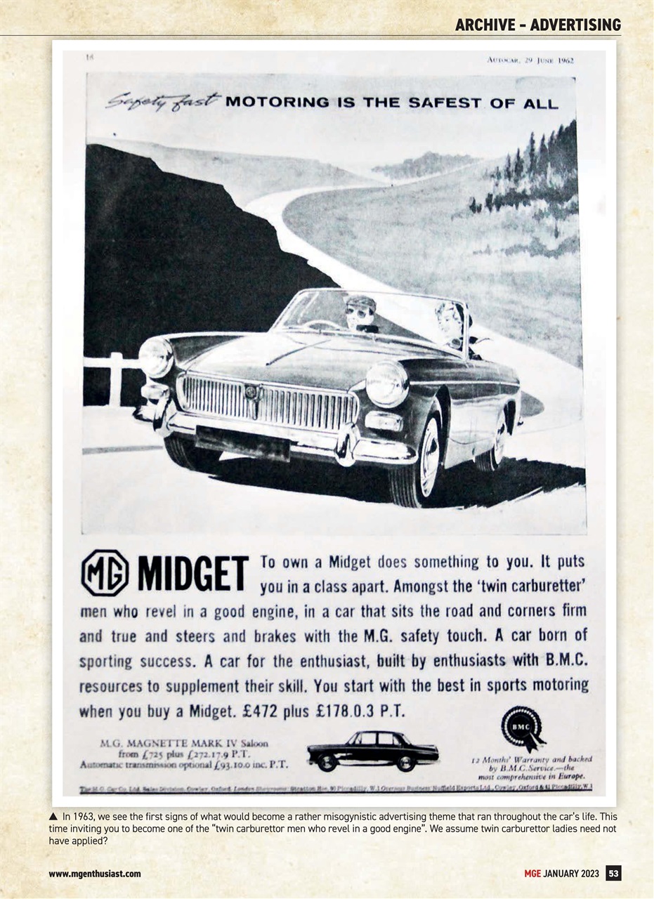 MG Enthusiast Preview Pages