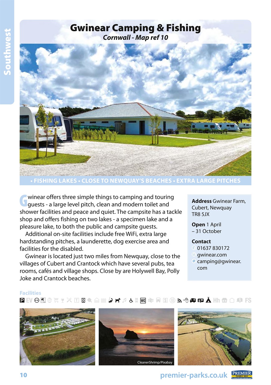 Campsite Finder Preview Pages