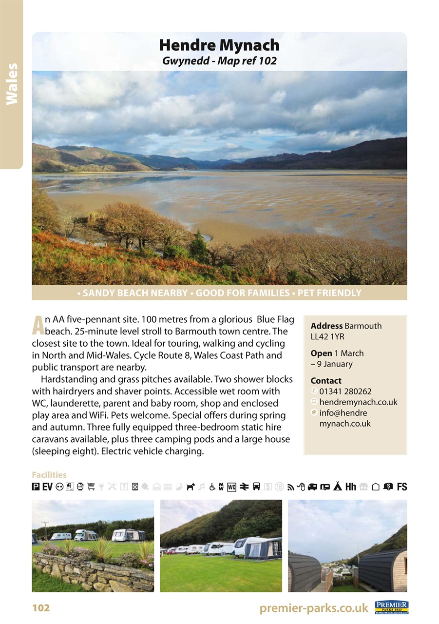 Campsite Finder Preview Pages