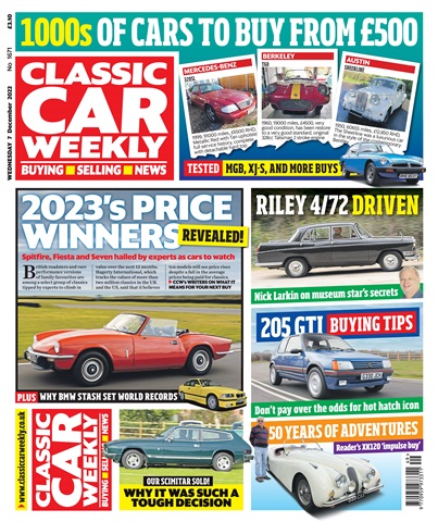 Classic Car Weekly issue 07-Dec-22