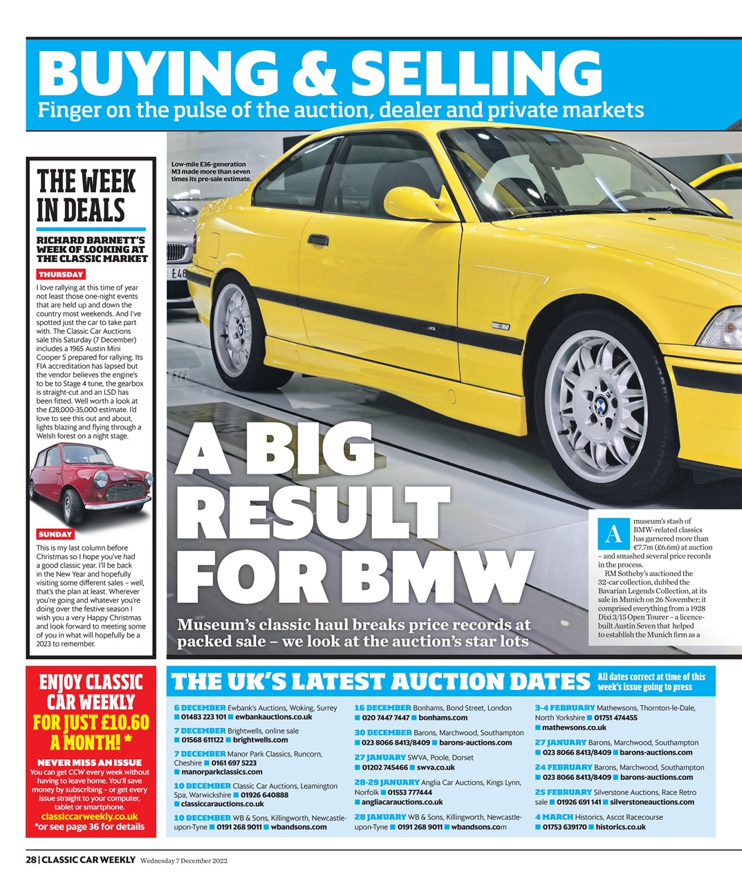 Classic Car Weekly Preview Pages