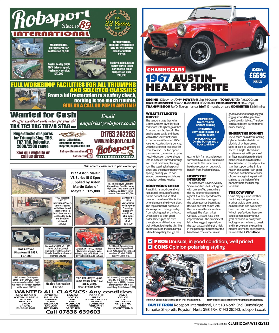 Classic Car Weekly Preview Pages
