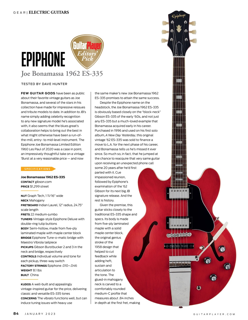 Guitar Player Preview Pages