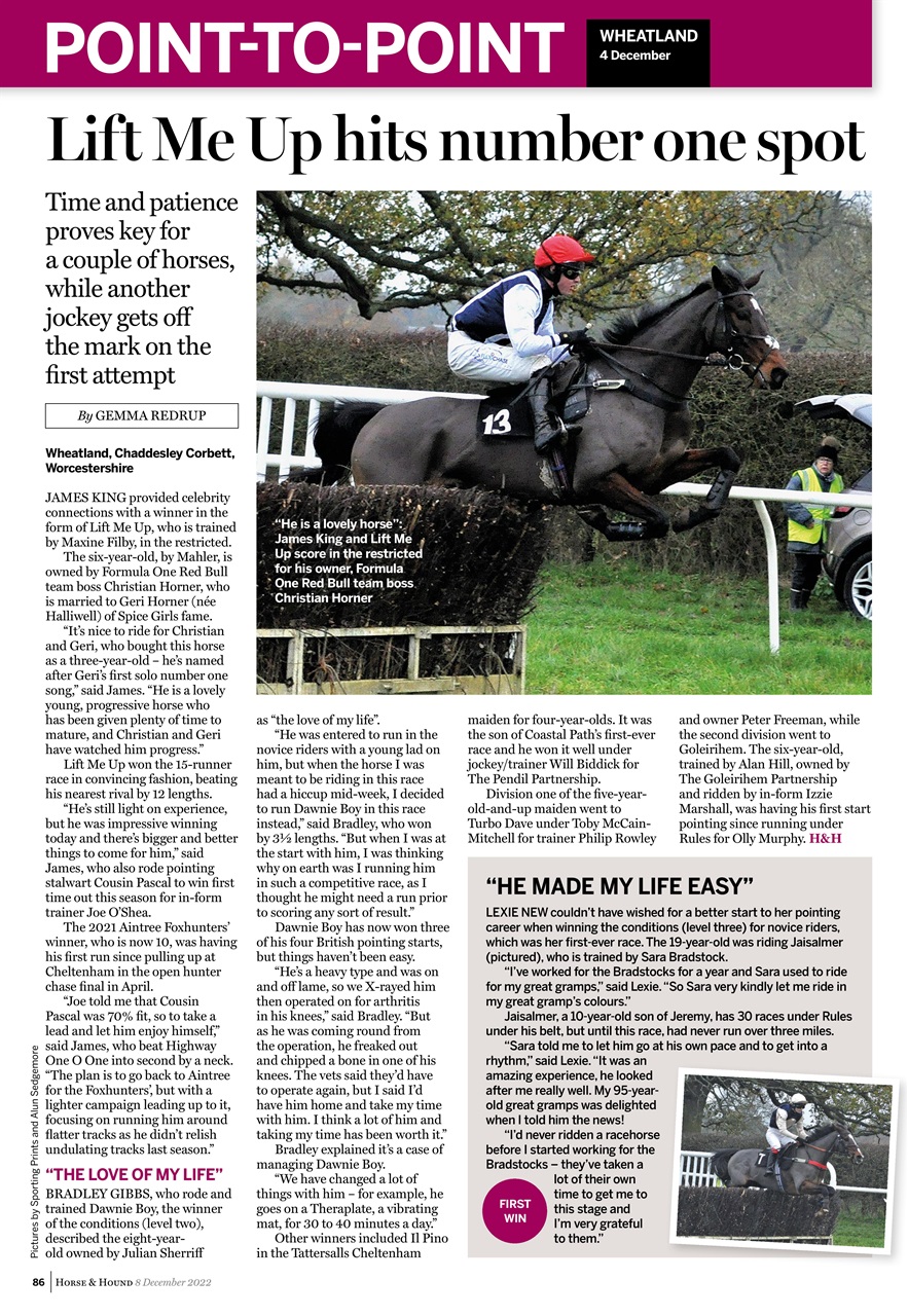 Horse & Hound Preview Pages