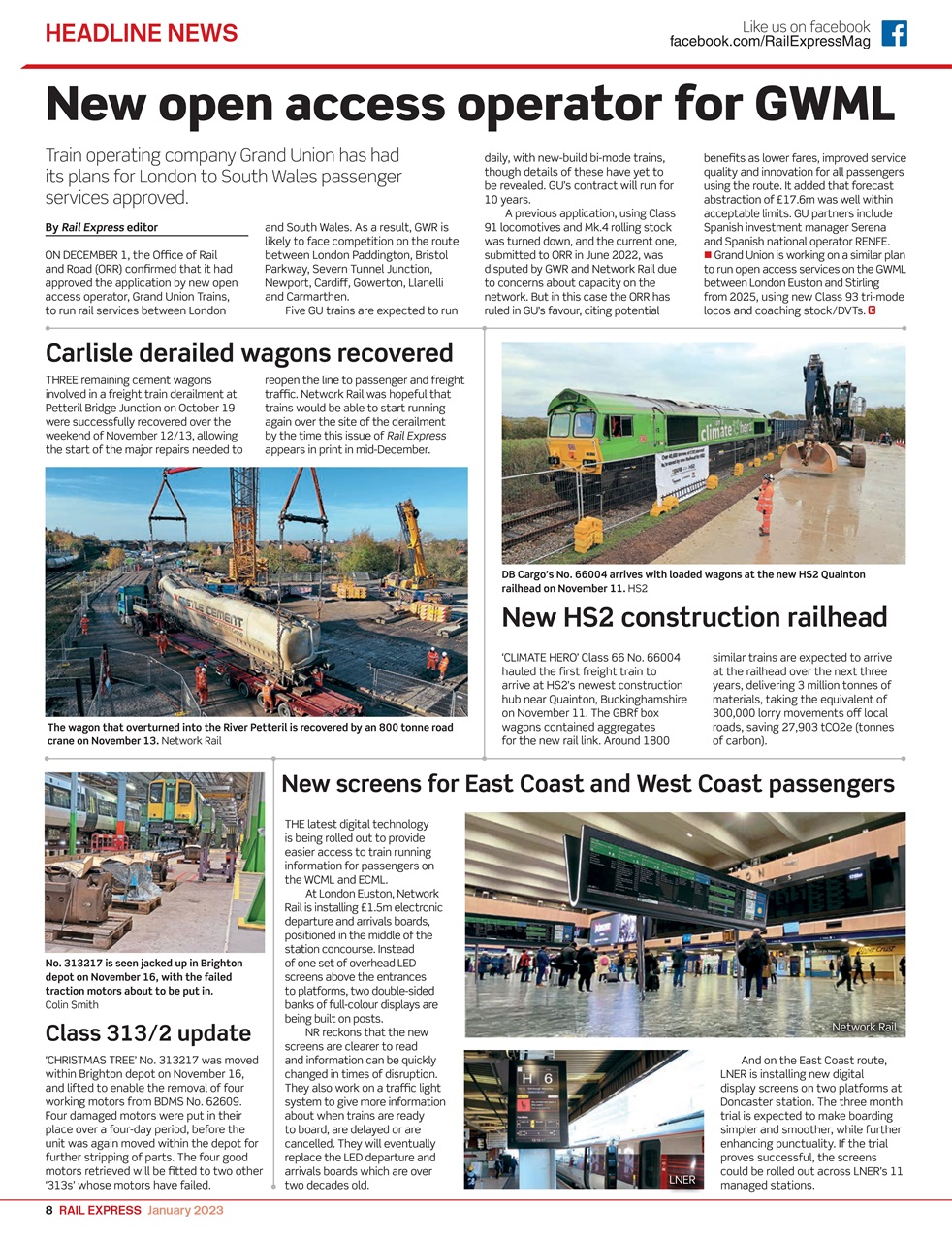 Rail Express Preview Pages