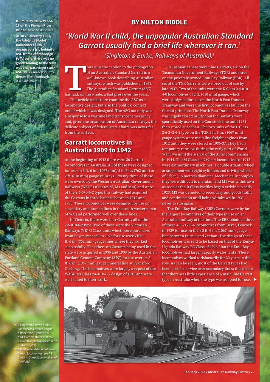 Australian Railway History Preview Pages