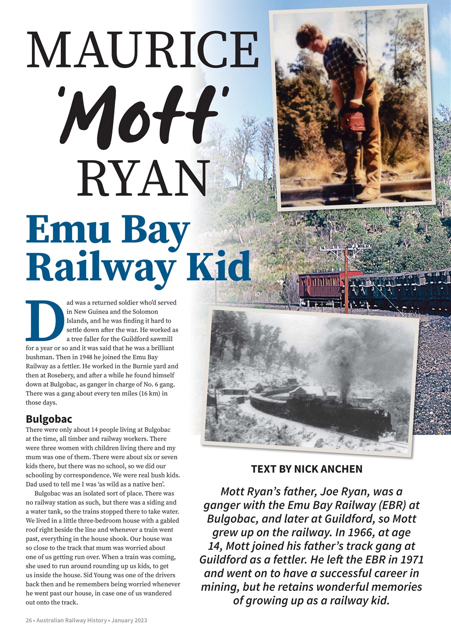 Australian Railway History Preview Pages