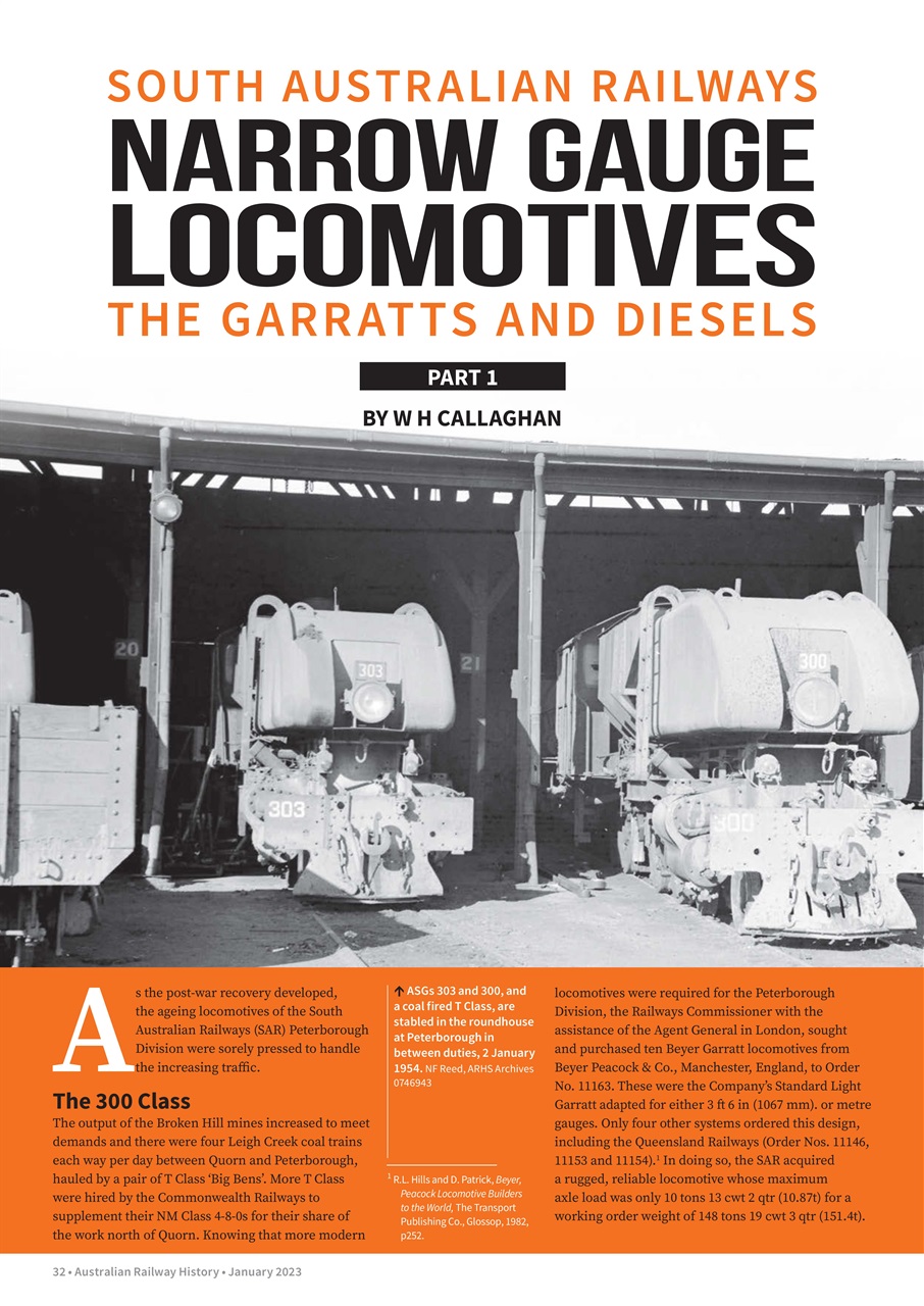 Australian Railway History Preview Pages