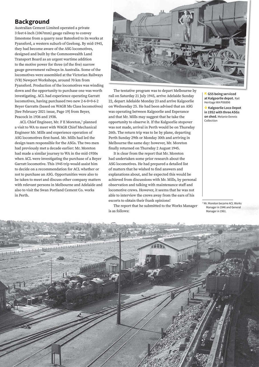 Australian Railway History Preview Pages