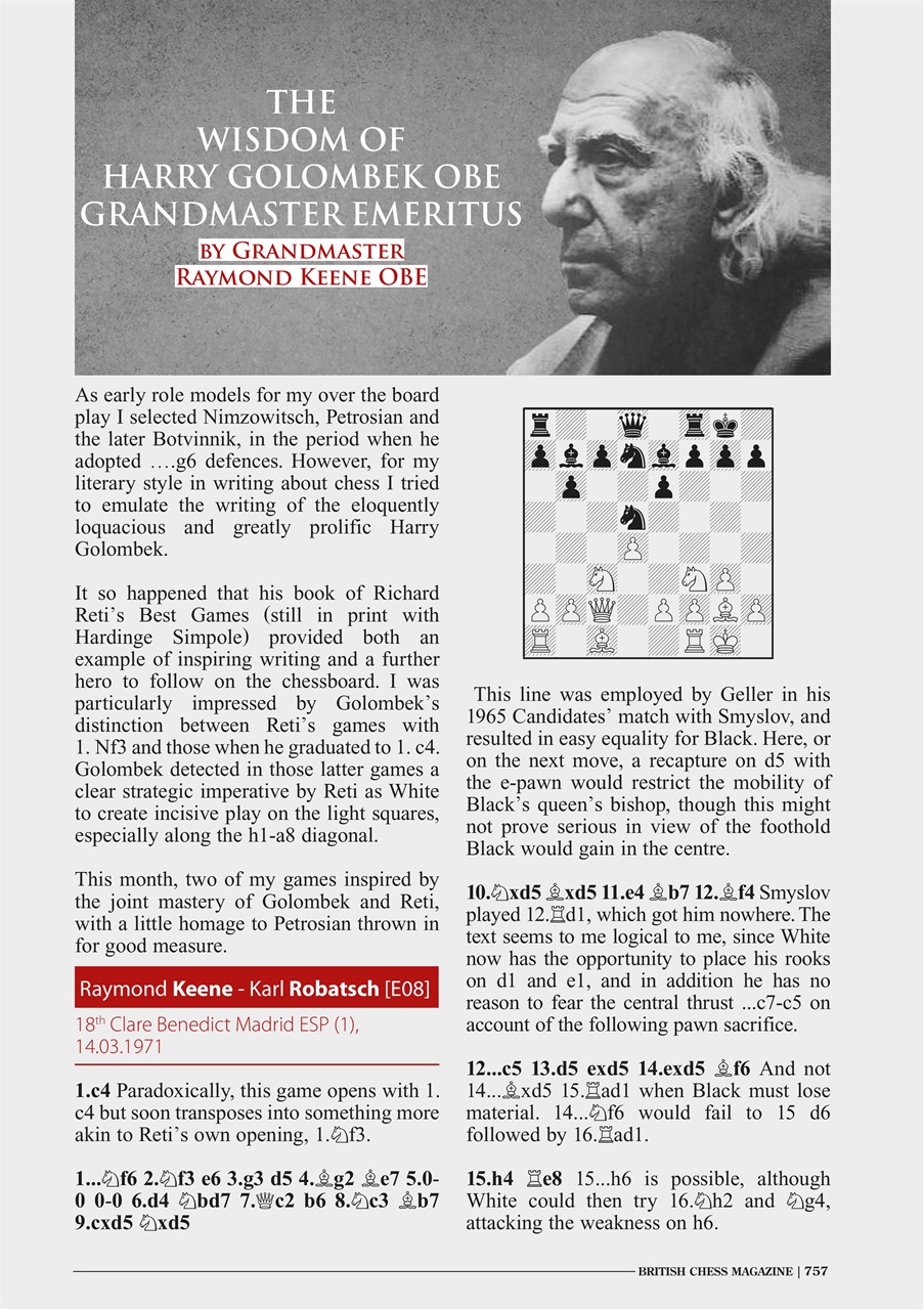 British Chess Magazine Preview Pages