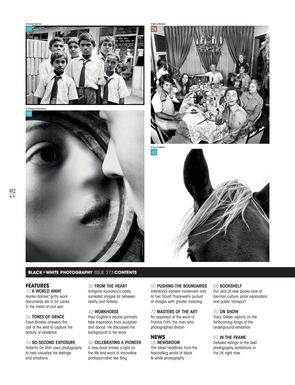 Black+White Photography Preview Pages