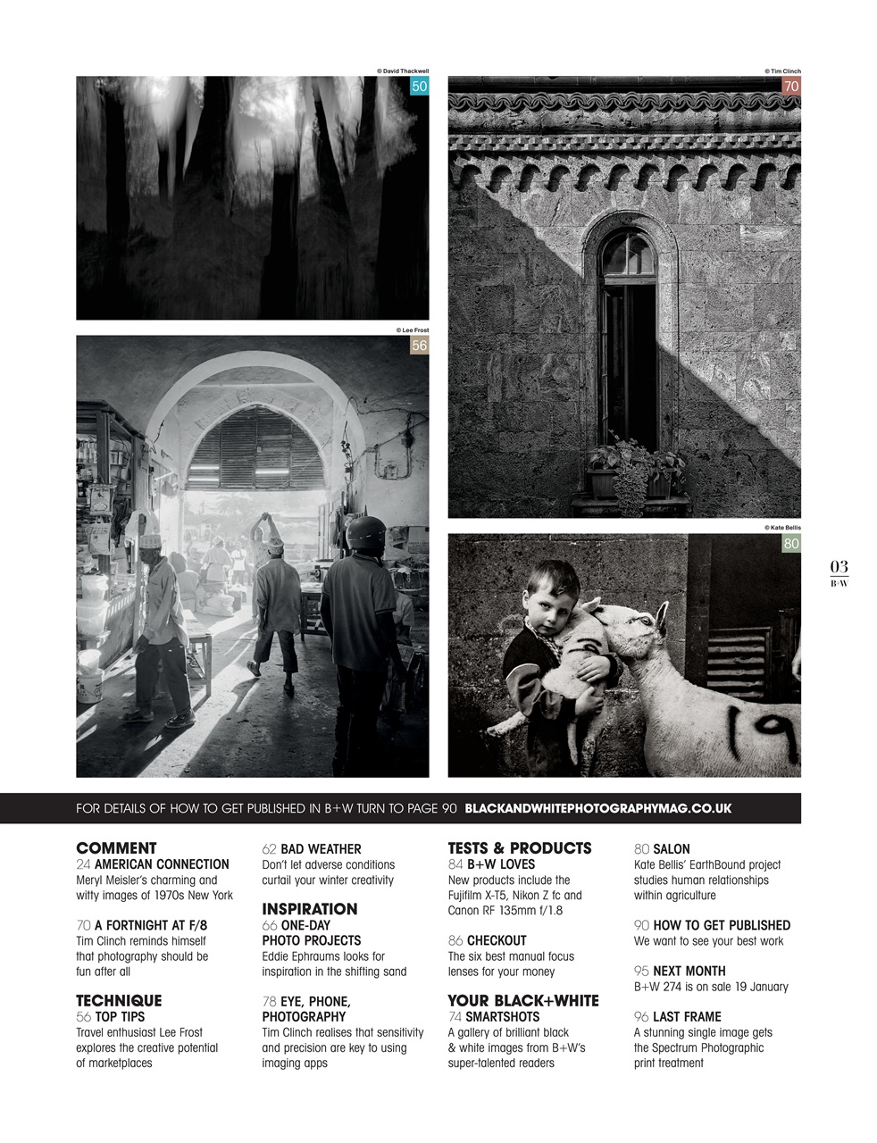 Black+White Photography Preview Pages