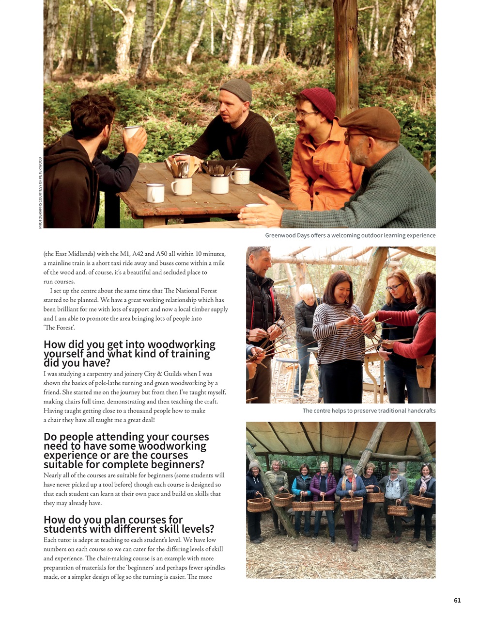 Woodworking Crafts Magazine Preview Pages