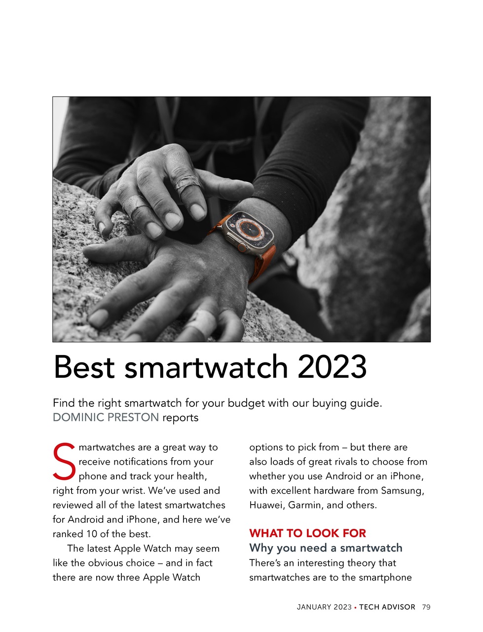 Tech Advisor Preview Pages