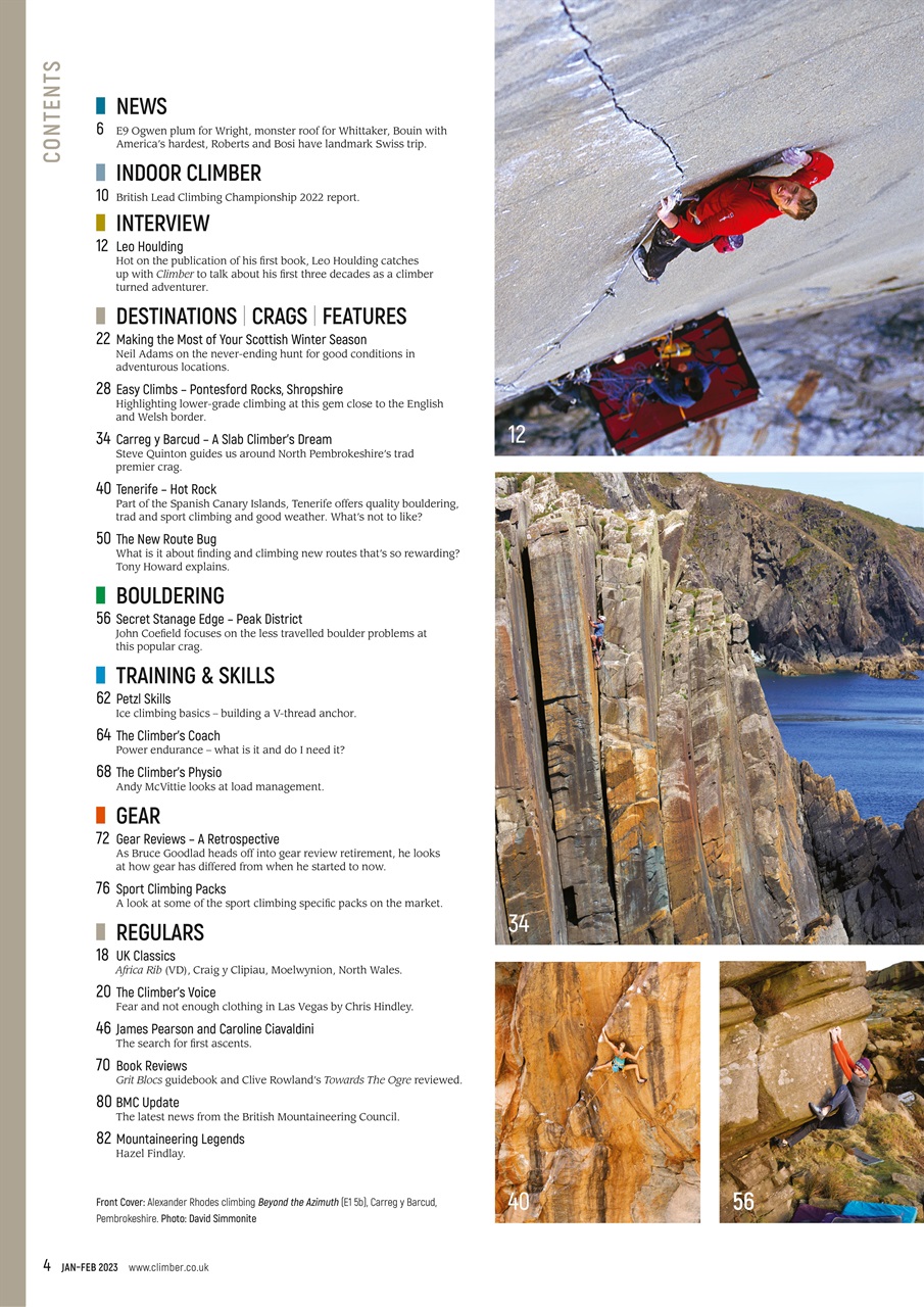Climber Preview Pages