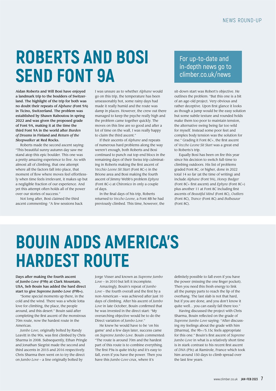 Climber Preview Pages