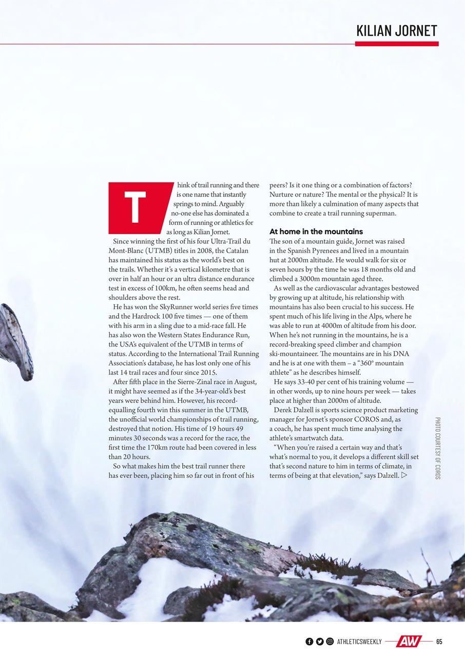 AW – Athletics Weekly Magazine Preview Pages