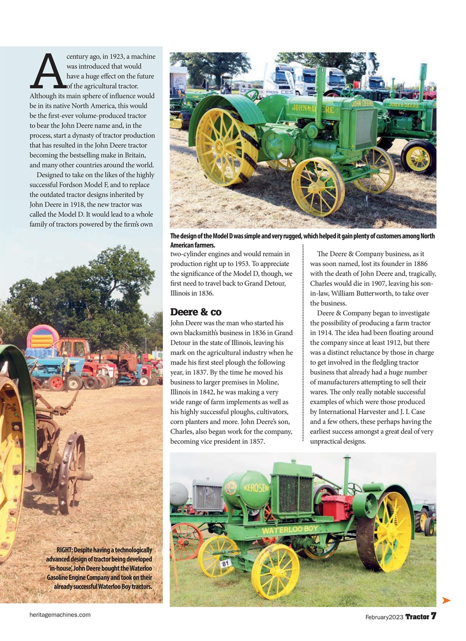 Tractor & Farming Heritage Magazine Preview Pages