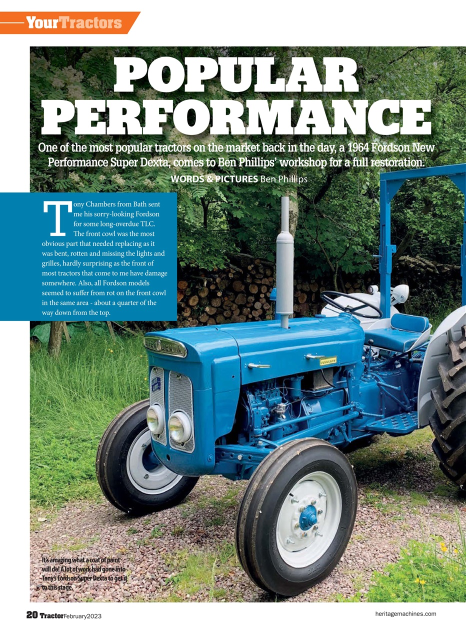 Tractor & Farming Heritage Magazine Preview Pages