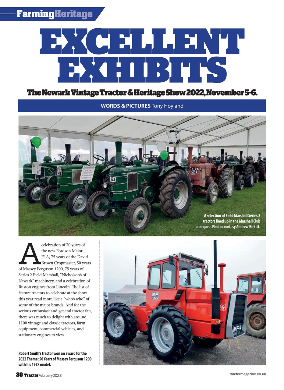 Tractor & Farming Heritage Magazine Preview Pages