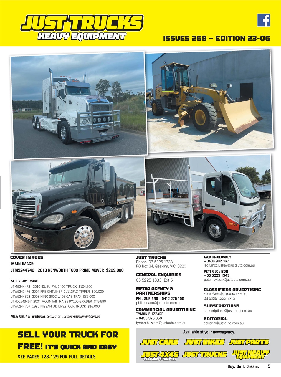 JUST TRUCKS Preview Pages