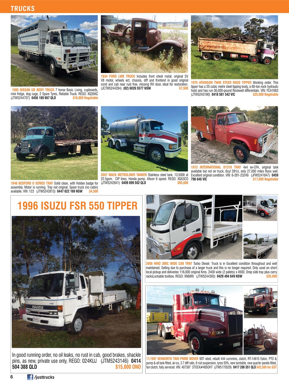 JUST TRUCKS Preview Pages