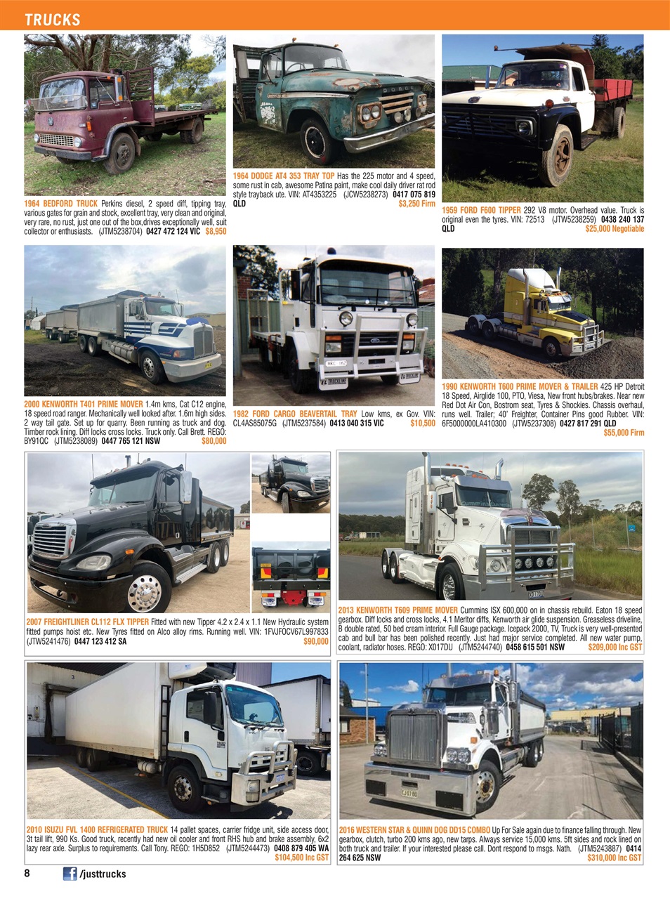 JUST TRUCKS Preview Pages