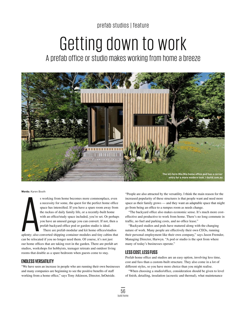 Build Home Preview Pages