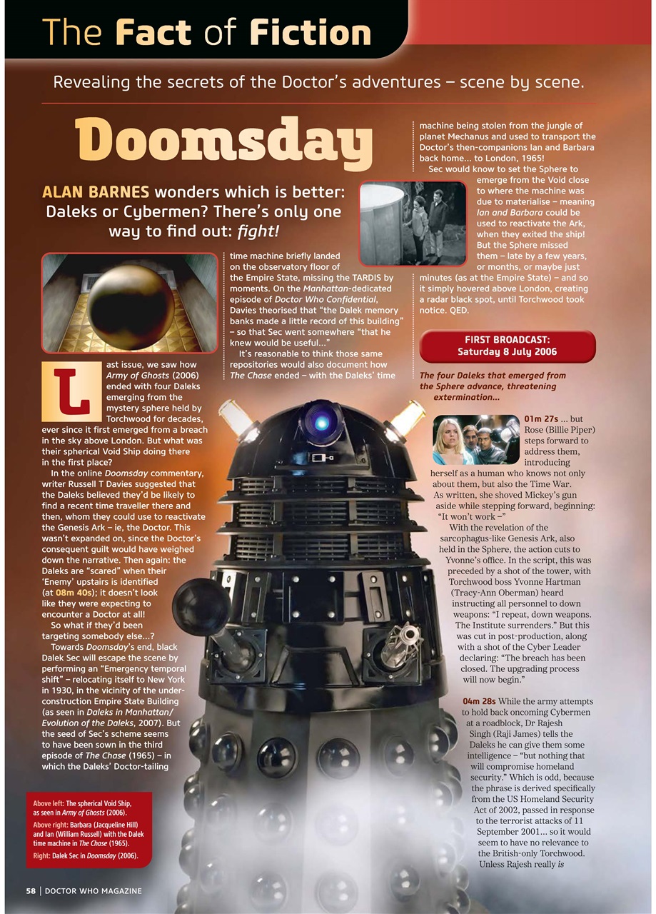 Doctor Who Magazine Preview Pages
