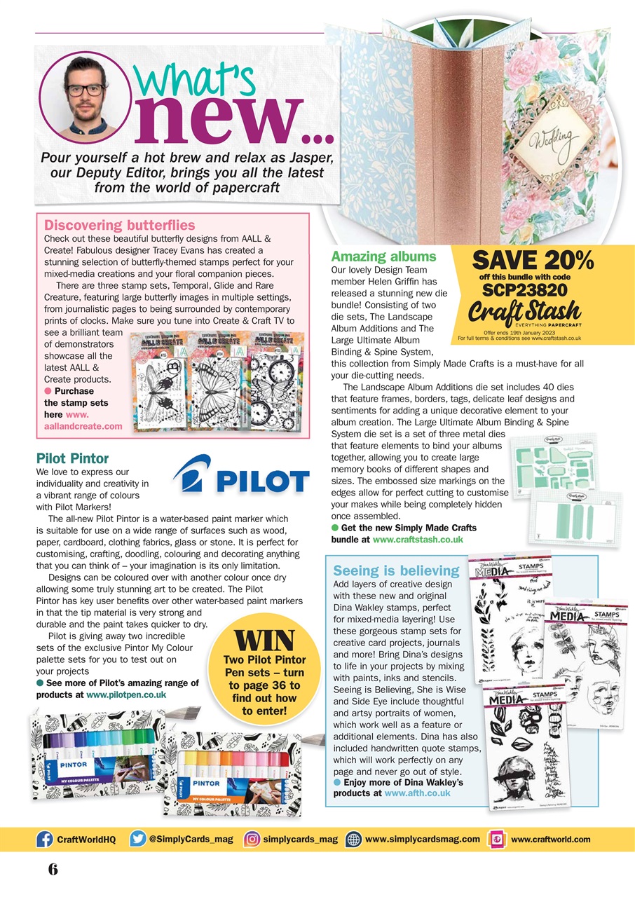 Simply Cards & Papercraft Preview Pages