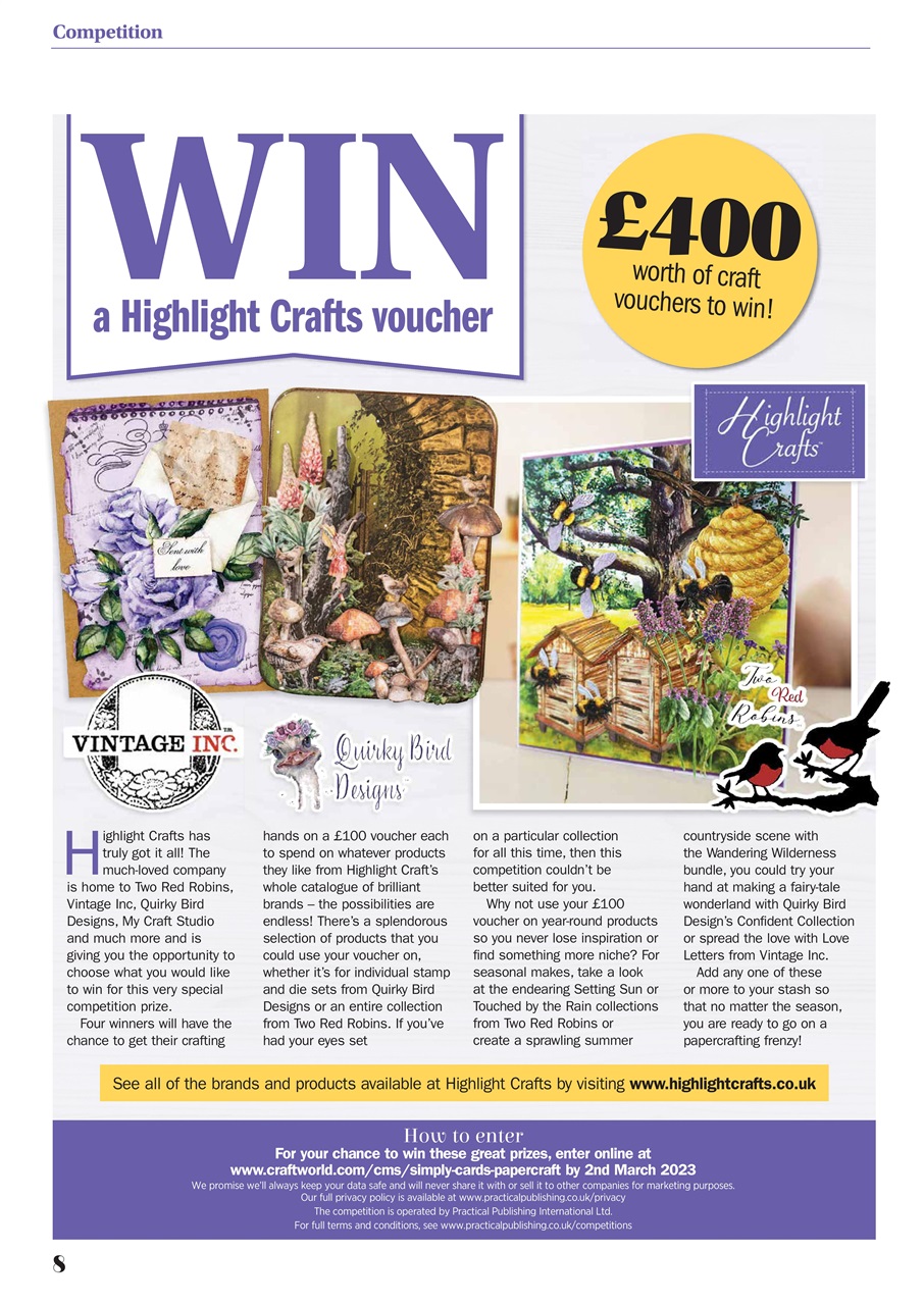 Simply Cards & Papercraft Preview Pages