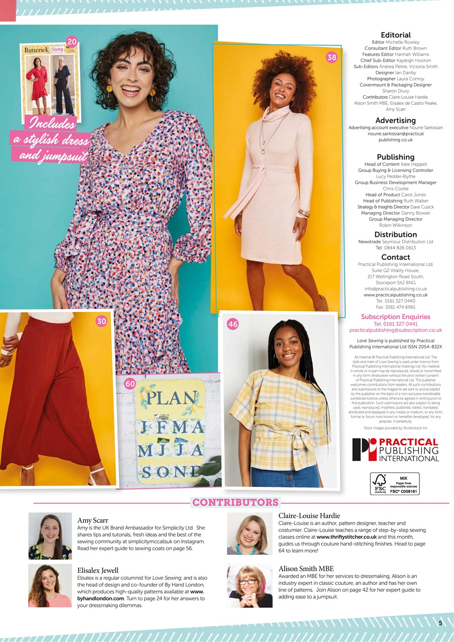 Love Sewing Preview Pages